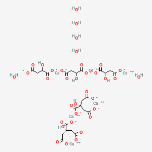 Chemical structure of Calcium citrate malate