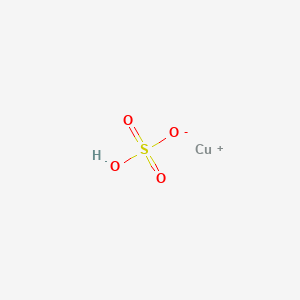 Chemical structure of Sulfuric acid, copper salt, basic