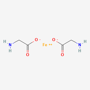 Chemical structure of Ferrous bisglycinate