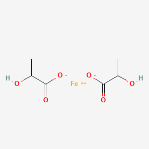 Chemical structure of Ferrous Lactate