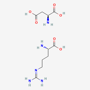Chemical structure of Arginine aspartate