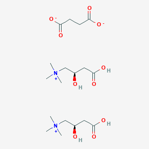 Chemical structure of Levocarnitine fumarate