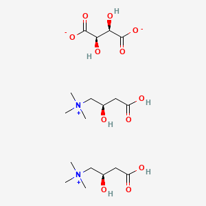 Chemical structure of Levocarnitine tartrate