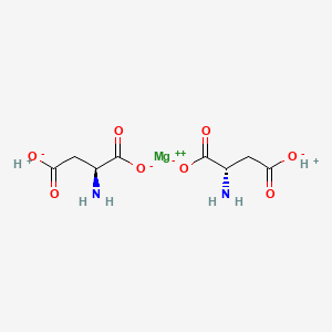 Chemical structure of Magnesium L-aspartate