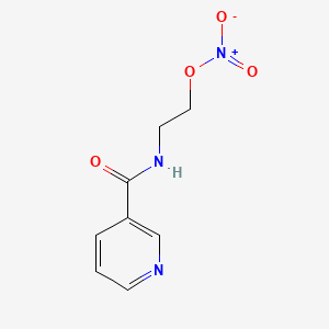 Chemical structure of Nicorandil