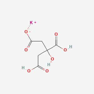 Chemical structure of Monopotassium citrate