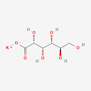 Chemical structure of Potassium Gluconate