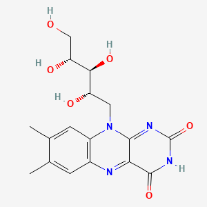 Chemical structure of Riboflavin