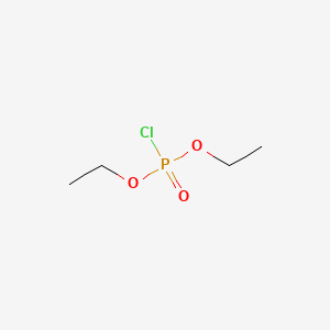 Chemical structure of Diethyl chlorophosphate