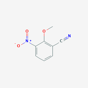 Chemical structure of 2-Methoxy-3-nitrobenzonitrile