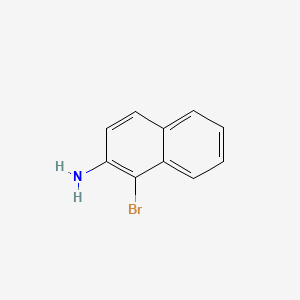 Chemical structure of 1-Bromonaphthalen-2-amine