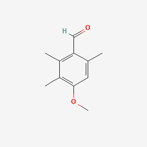 Chemical structure of 4-Methoxy-2,3,6-trimethylbenzaldehyde