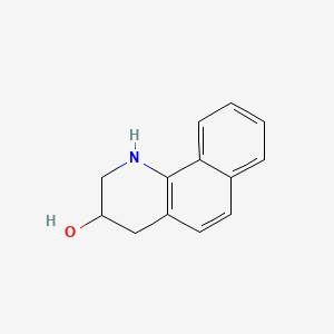 Chemical structure of 1,2,3,4-Tetrahydrobenzo(h)quinolin-3-ol