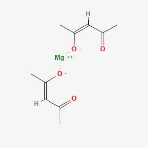 Chemical structure of Bis(pentane-2,4-dionato-O,O')magnesium