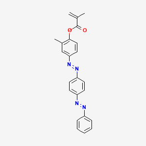 Chemical structure of Disperse Yellow 7 methacrylate