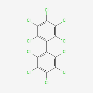 Chemical structure of Decachlorobiphenyl