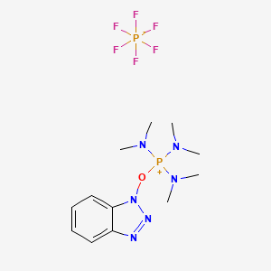 Chemical structure of Tri(dimethylamino)benzotriazol-1-yloxyphosphonium hexafluorophosphate