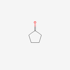 Chemical structure of Cyclopentanone