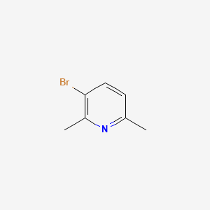 Chemical structure of 3-Bromo-2,6-dimethylpyridine