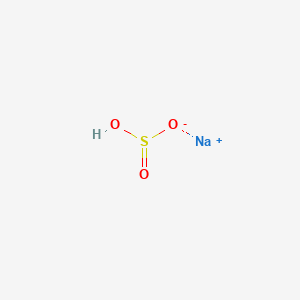 Chemical structure of Sodium Bisulfite