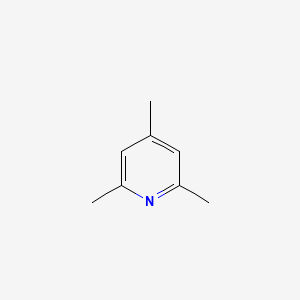 Chemical structure of 2,4,6-Trimethylpyridine