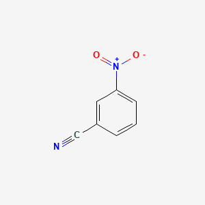 Chemical structure of 3-Nitrobenzonitrile