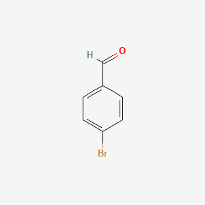 Chemical structure of 4-Bromobenzaldehyde