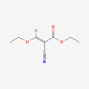 Chemical structure of Ethyl 2-cyano-3-ethoxyacrylate