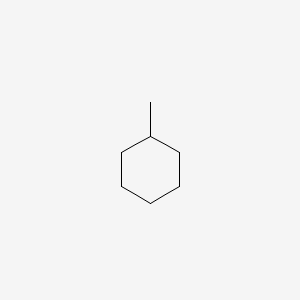 Chemical structure of Methylcyclohexane