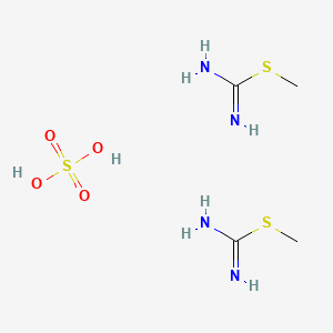 Chemical structure of Bis(S-methylisothiouronium) sulfate
