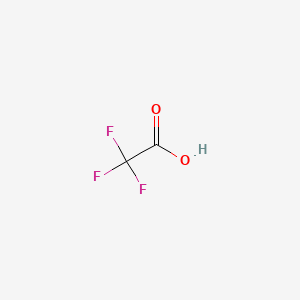 Chemical structure of Trifluoroacetic acid