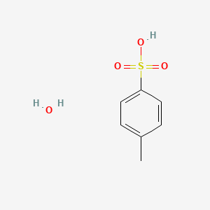 Chemical structure of p-Toluenesulfonic acid monohydrate