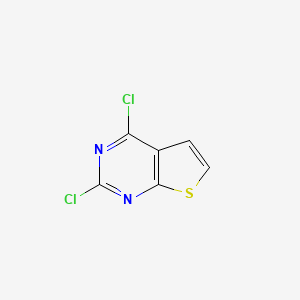 Chemical structure of 2,4-Dichlorothieno[2,3-d]pyrimidine