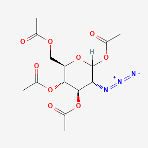 Chemical structure of 1,3,4,6-Tetra-O-acetyl-2-azido-2-deoxy-D-glucopyranose