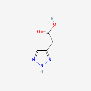 Chemical structure of 2-(1H-1,2,3-Triazol-4-yl)acetic acid