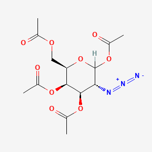 Chemical structure of 1,3,4,6-Tetra-O-acetyl-2-azido-2-deoxy-D-galactopyranose