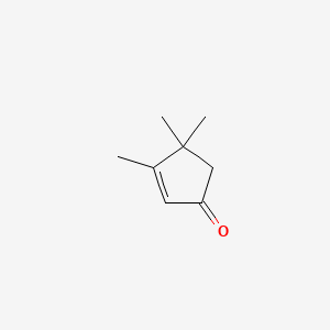 Chemical structure of 3,4,4-Trimethyl-2-cyclopenten-1-one
