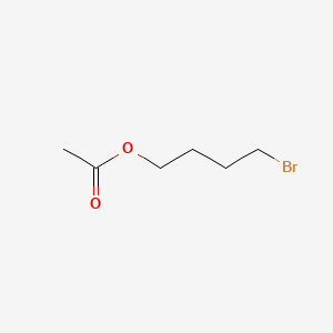 Chemical structure of 1-Butanol, 4-bromo-, 1-acetate