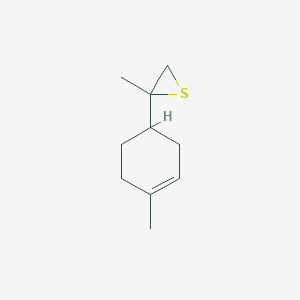 Chemical structure of 2-Methyl-2-(4-methylcyclohex-3-en-1-yl)thiirane