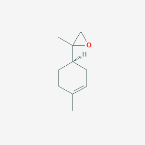 Chemical structure of Oxirane, 2-methyl-2-[(1R)-4-methyl-3-cyclohexen-1-yl]-