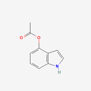 Chemical structure of 4-Acetoxyindole