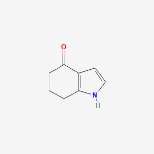 Chemical structure of 1,5,6,7-Tetrahydro-4H-indol-4-one