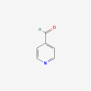 Chemical structure of 4-Pyridinecarboxaldehyde