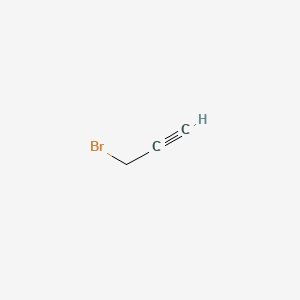 Chemical structure of Propargyl bromide