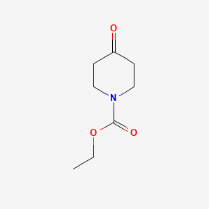 Chemical structure of Ethyl 4-oxo-1-piperidinecarboxylate
