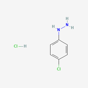 Chemical structure of p-Chlorophenylhydrazine hydrochloride