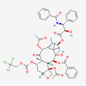 Chemical structure of 7-Troc-Paclitaxel