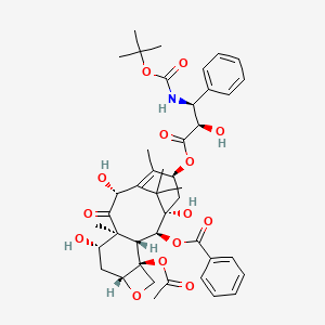 Chemical structure of Docetaxel