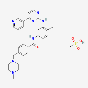 Chemical structure of Imatinib Mesylate