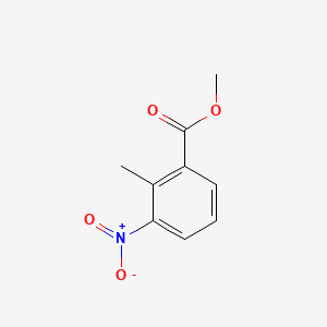 Chemical structure of Methyl 2-methyl-3-nitrobenzoate
